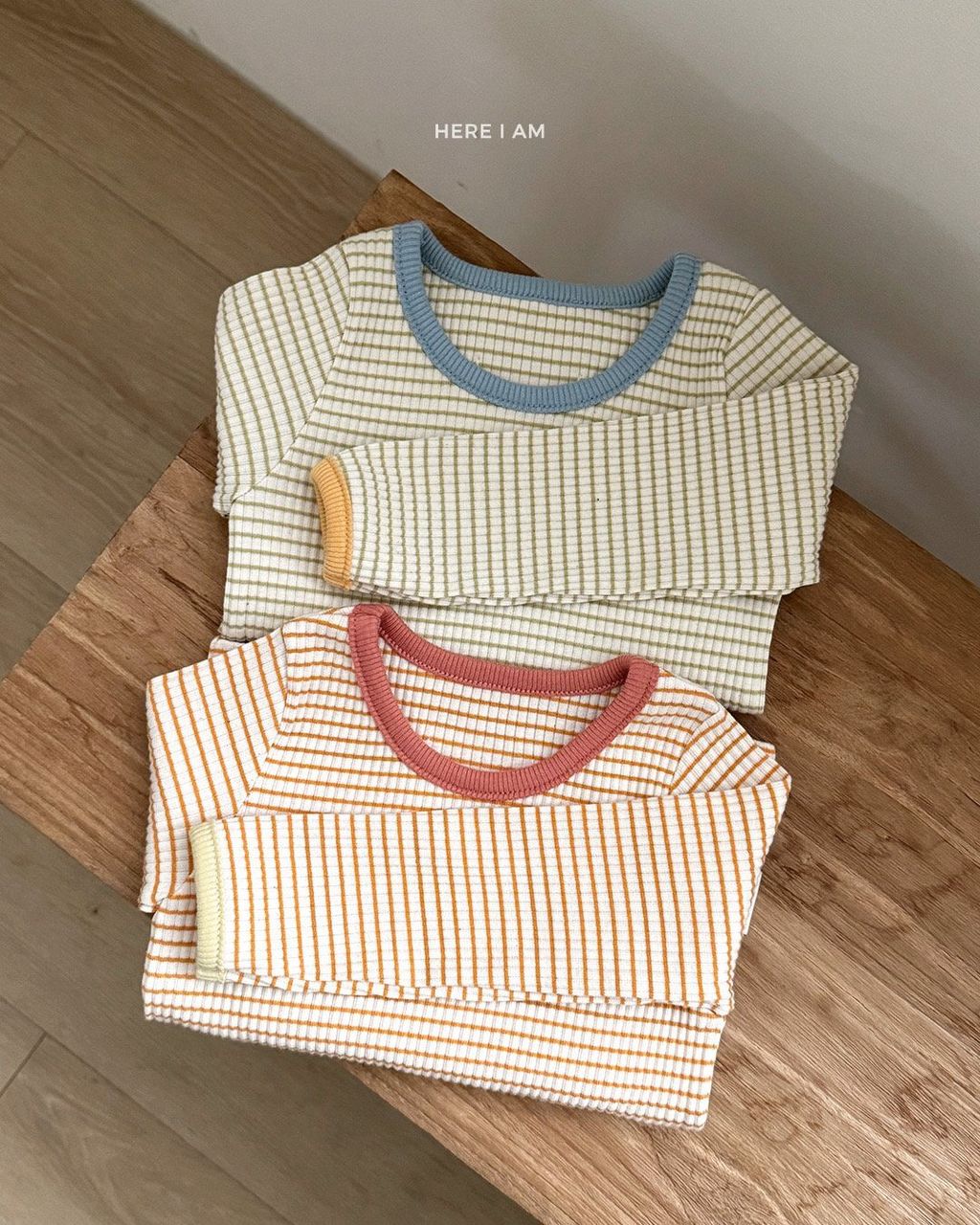 HERE I AM 彈性條紋家居服 09