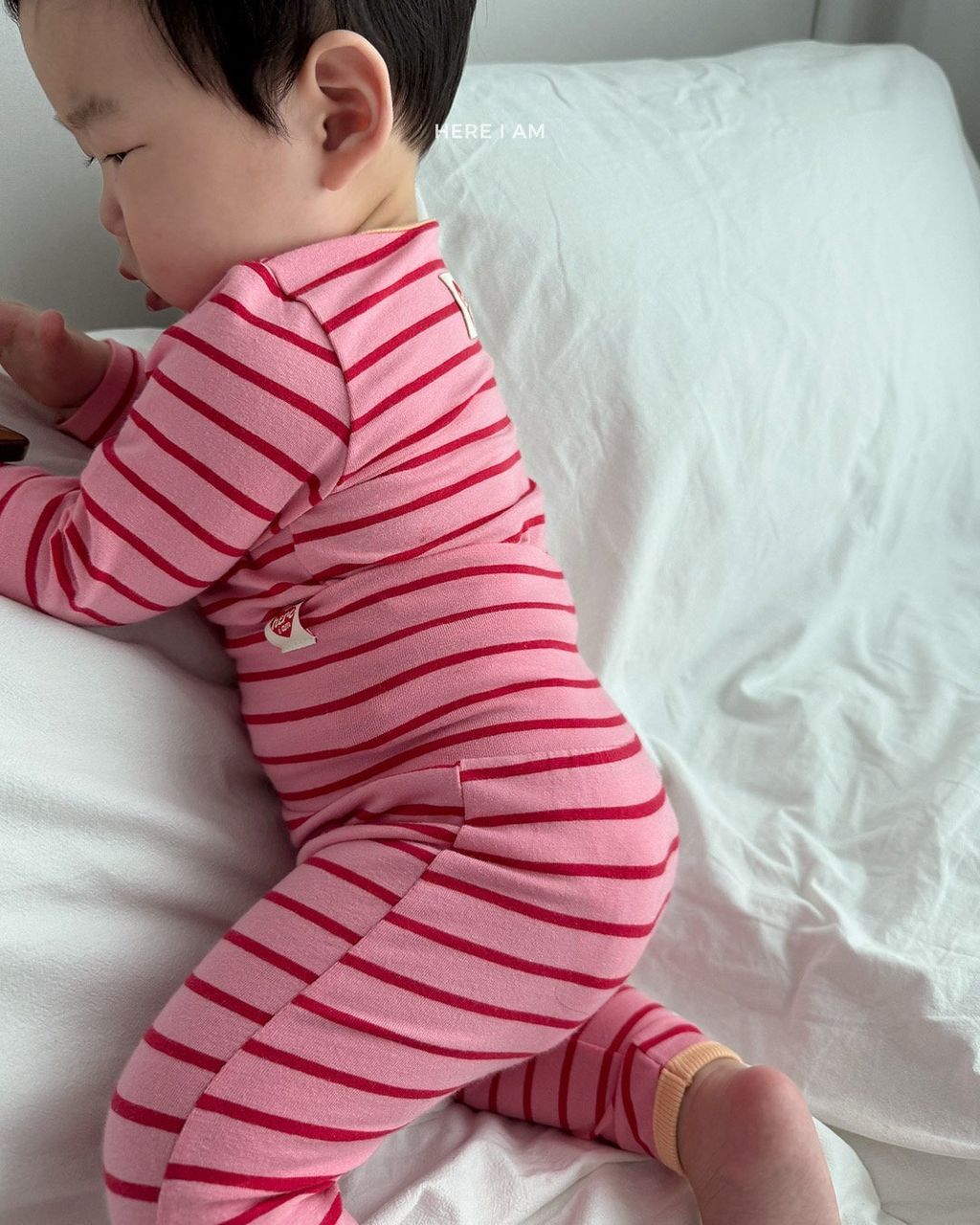 HERE I AM 寬條紋家居服 14