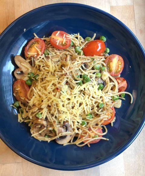 Aglio Olio with Mushroom and Edamame