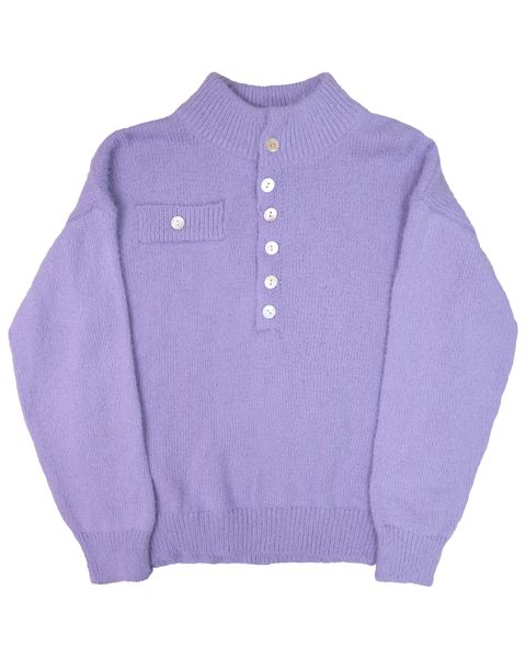 紫色毛衣