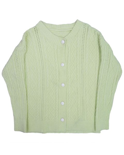 嫩綠色毛衣