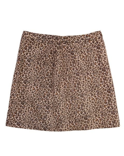 豹紋迷你短裙