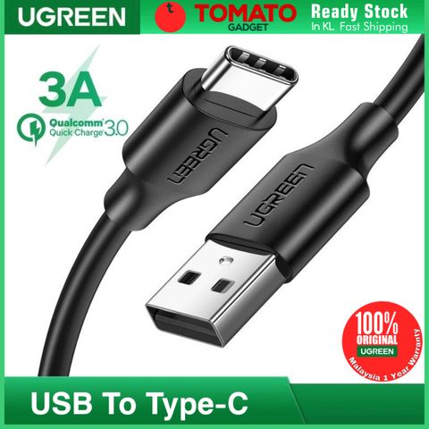 UGREEN Type C Cable USB Fast Charging Cable for Samsung Huawei Oppo Andriod  3A fast charger cable – Tomato Gadget
