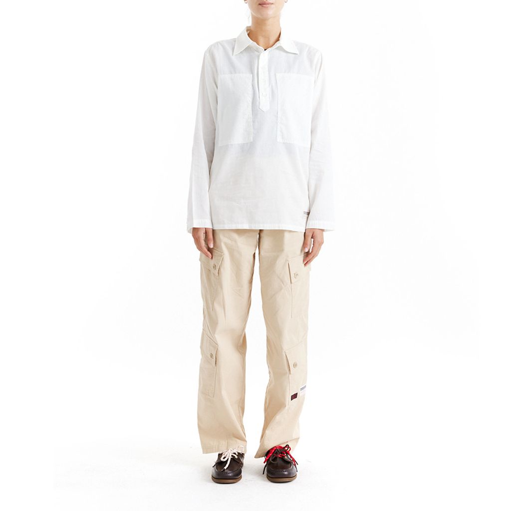 DLP255095-Irvine LS Shirt-Vintage White-1