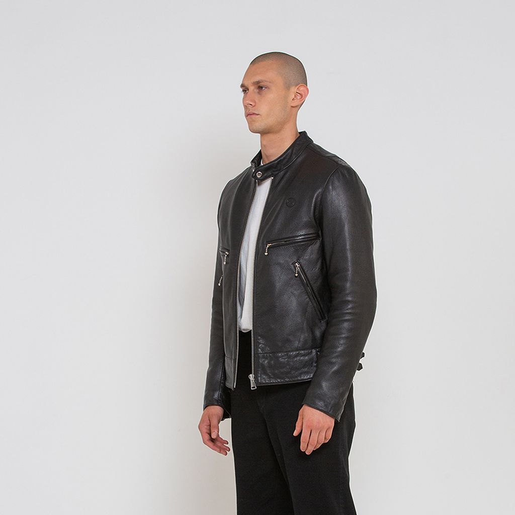 DMF226390.Thunder Leather Jacket.Black.2