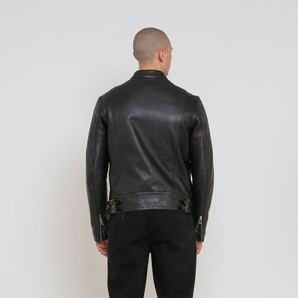 DMF226390.Thunder Leather Jacket.Black.3