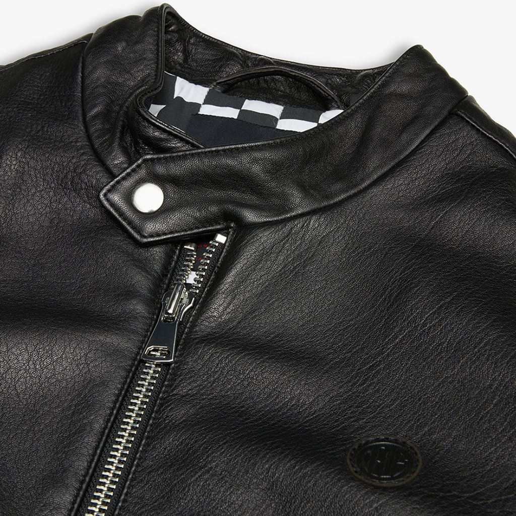 DMF226390.Thunder Leather Jacket.Black.6