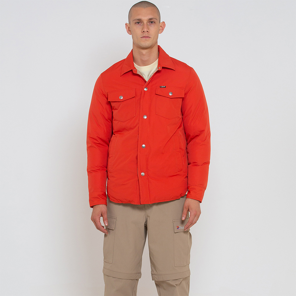 DMF226489.Alpine Padded Overshirt.Red Clay.1