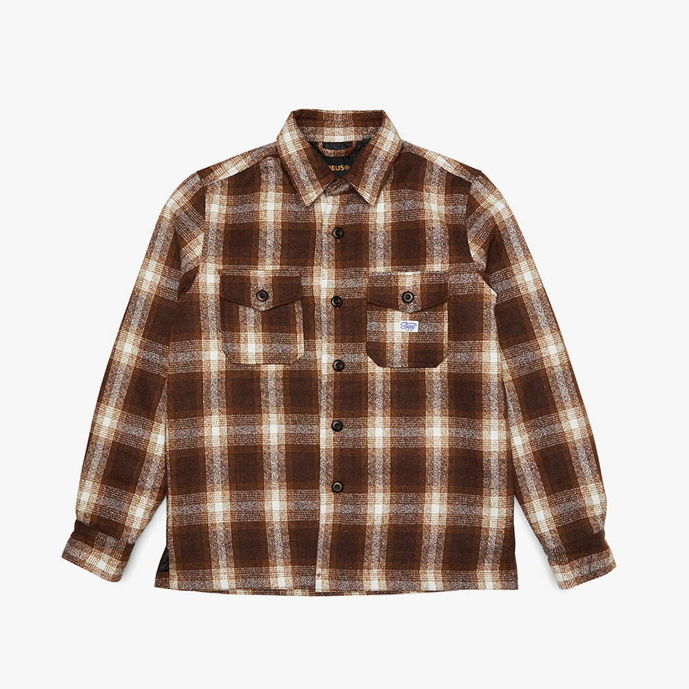 DMW225148.Marcus Check Shirt.Brown Plaid.4