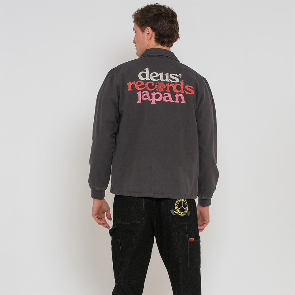 DMW226533.Records Canvas Coach Jacket.Anthracite.3