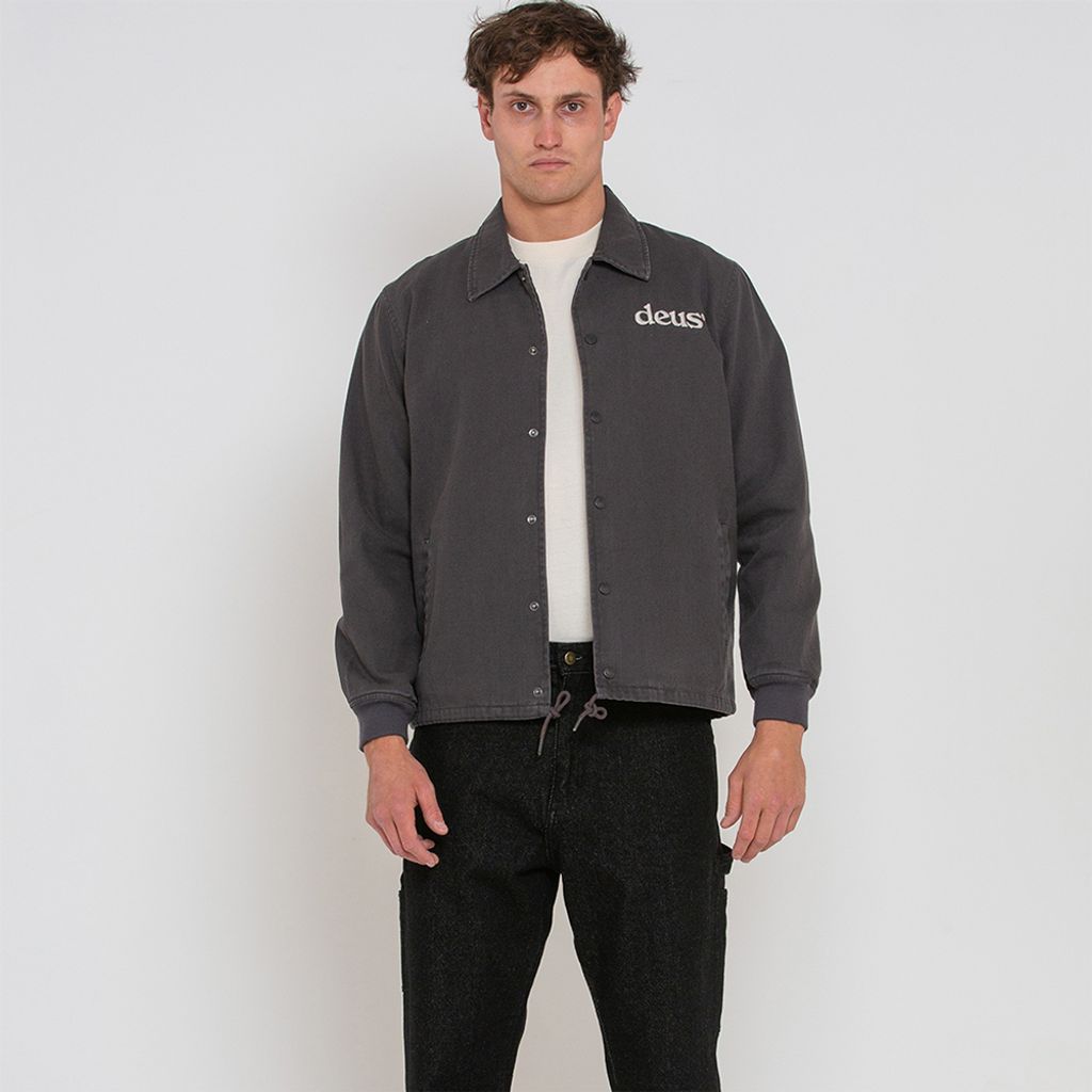 DMW226533.Records Canvas Coach Jacket.Anthracite.1