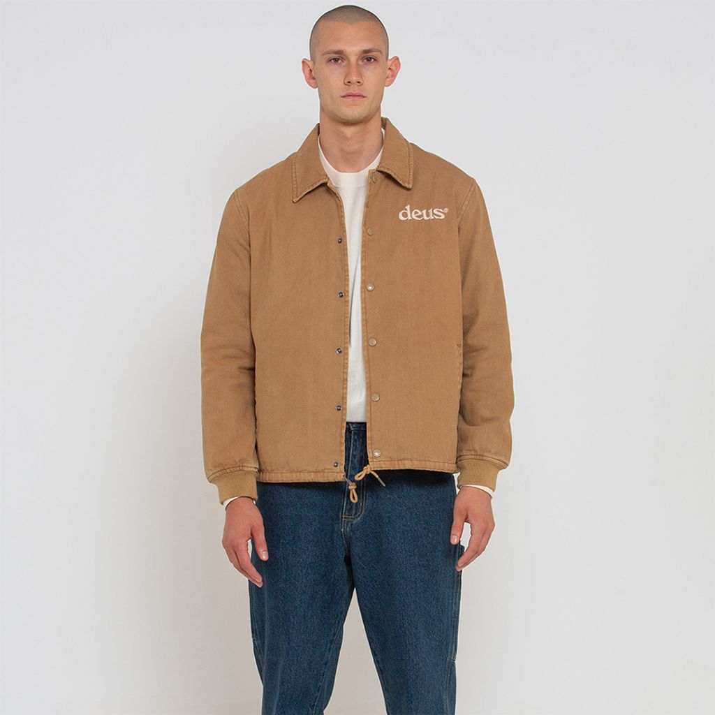 DMW226533.Records Canvas Coach Jacket.Dijon.1