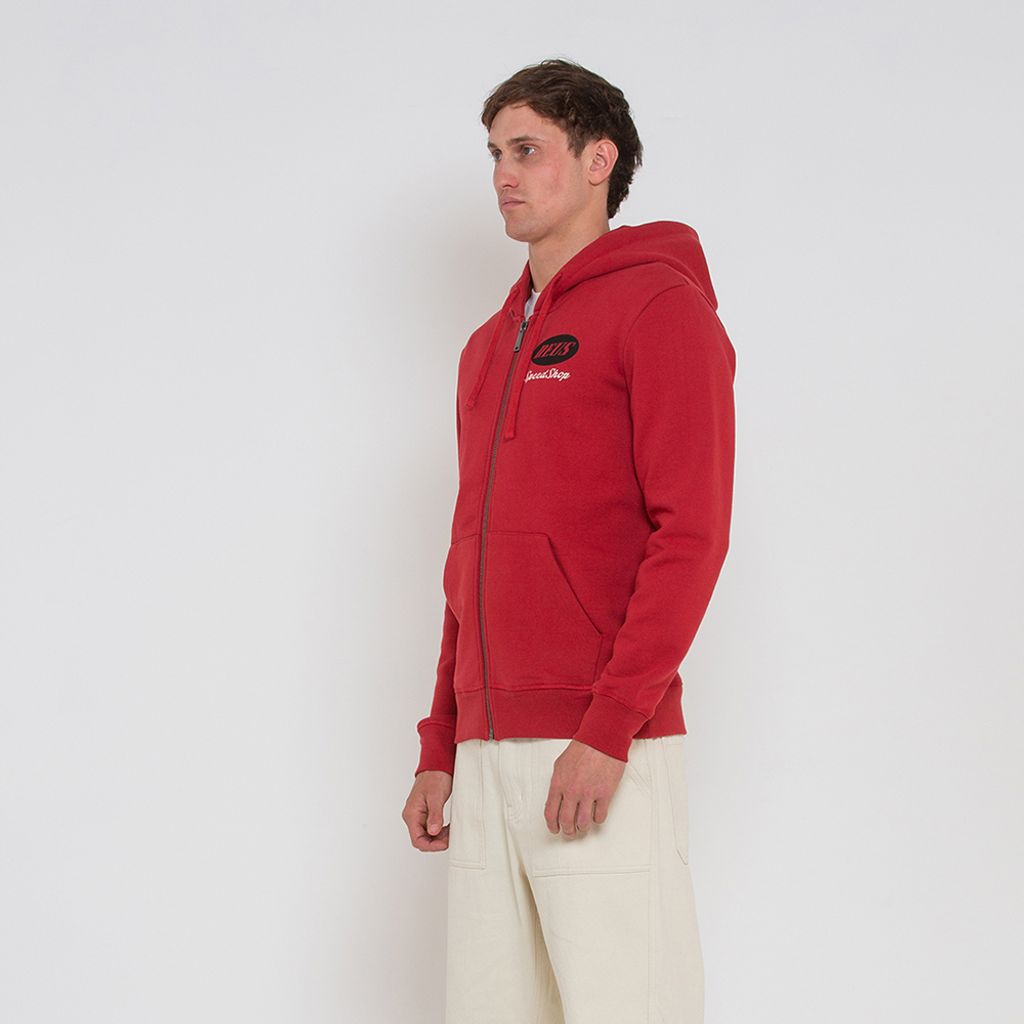 DMF228395.Tin-Lizzie Zip Hoodie.Chilli Red.2