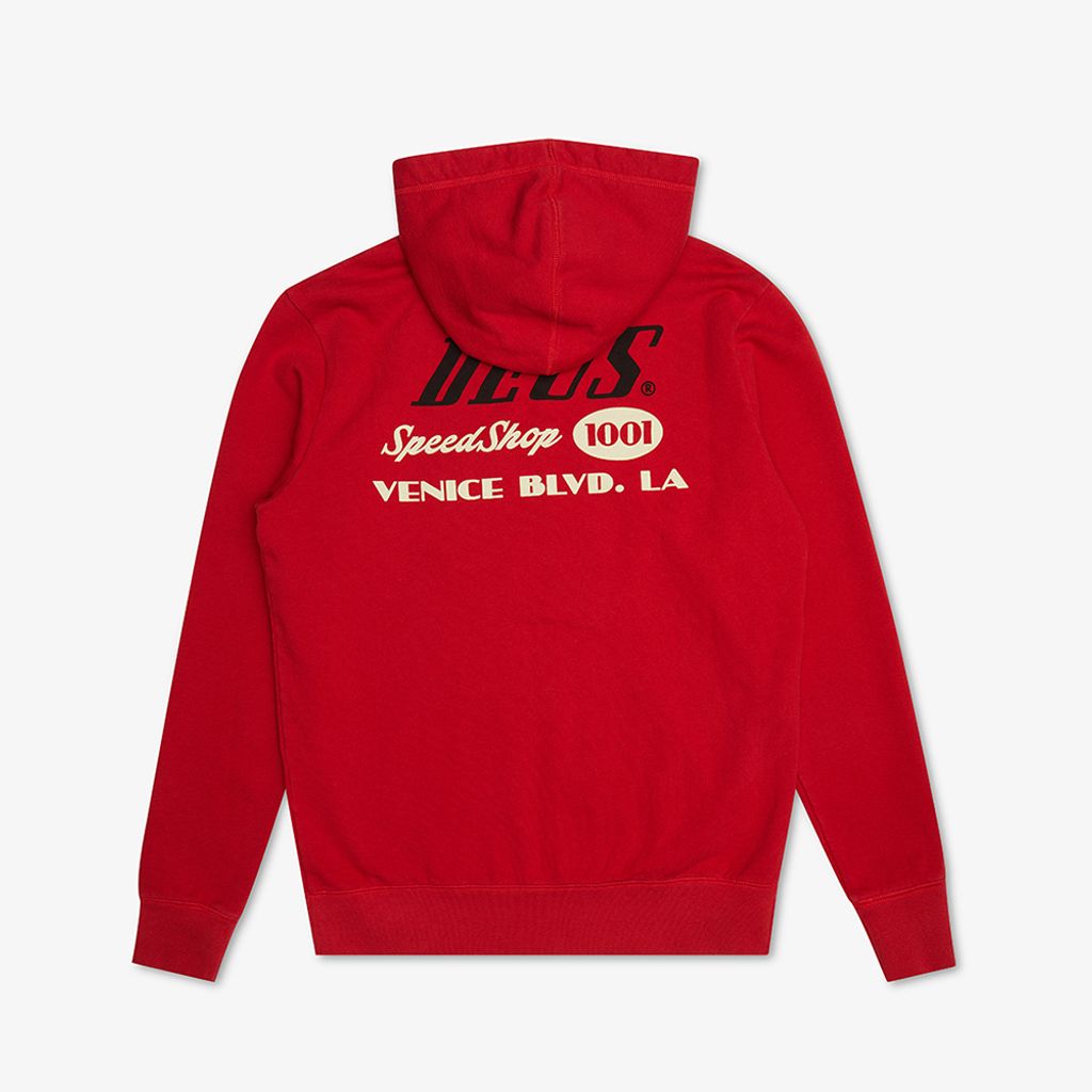 DMF228395.Tin-lizzie Zip Hoodie.Chilli Red.5