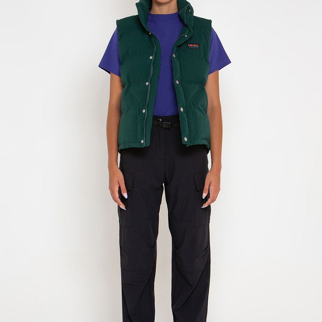 DLF226549.Cadettes Puffer Vest.Trek Green.1