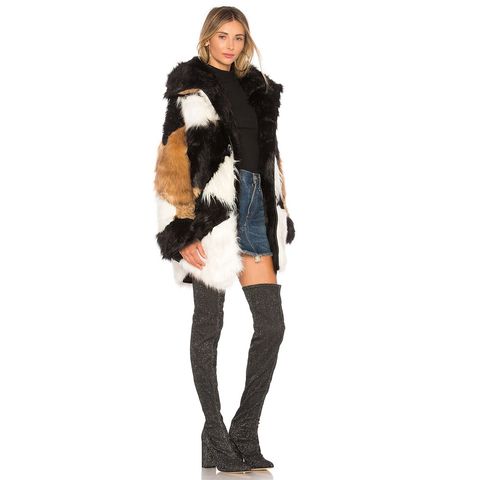 One teaspoon top faux fur jacket