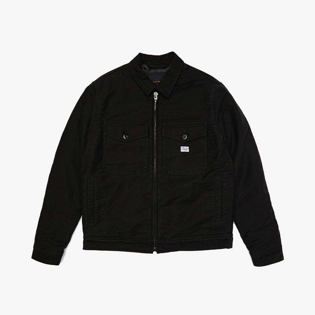 DMW226125.Moleskin Work Jacket.Black.4