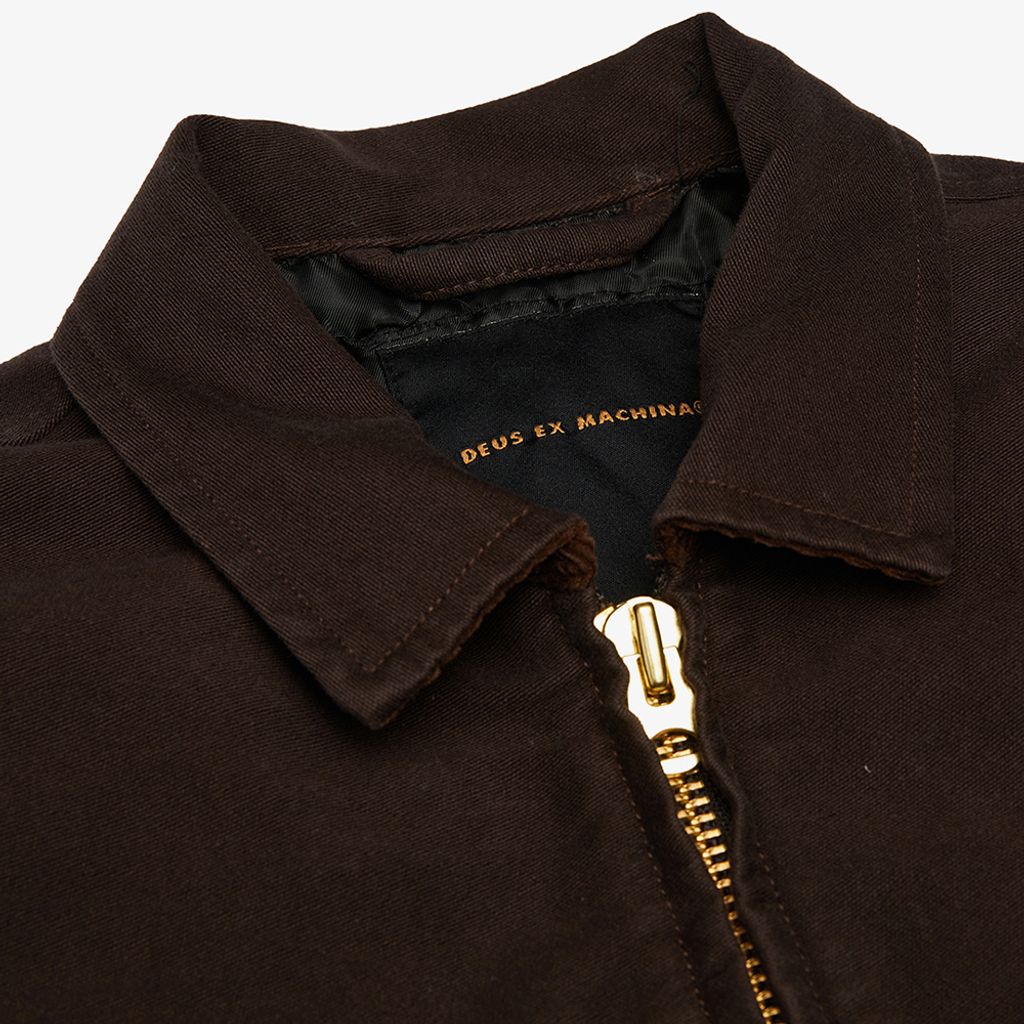 DMW226125.Moleskin Work Jacket.Choc Brown.8