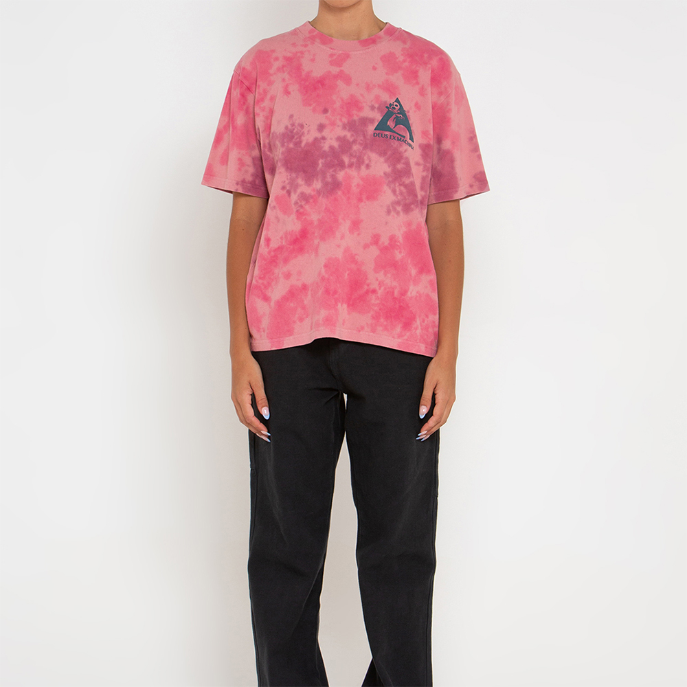 DLF221545.Flex Tie Dye Tee.Ruby Tie Dye.1