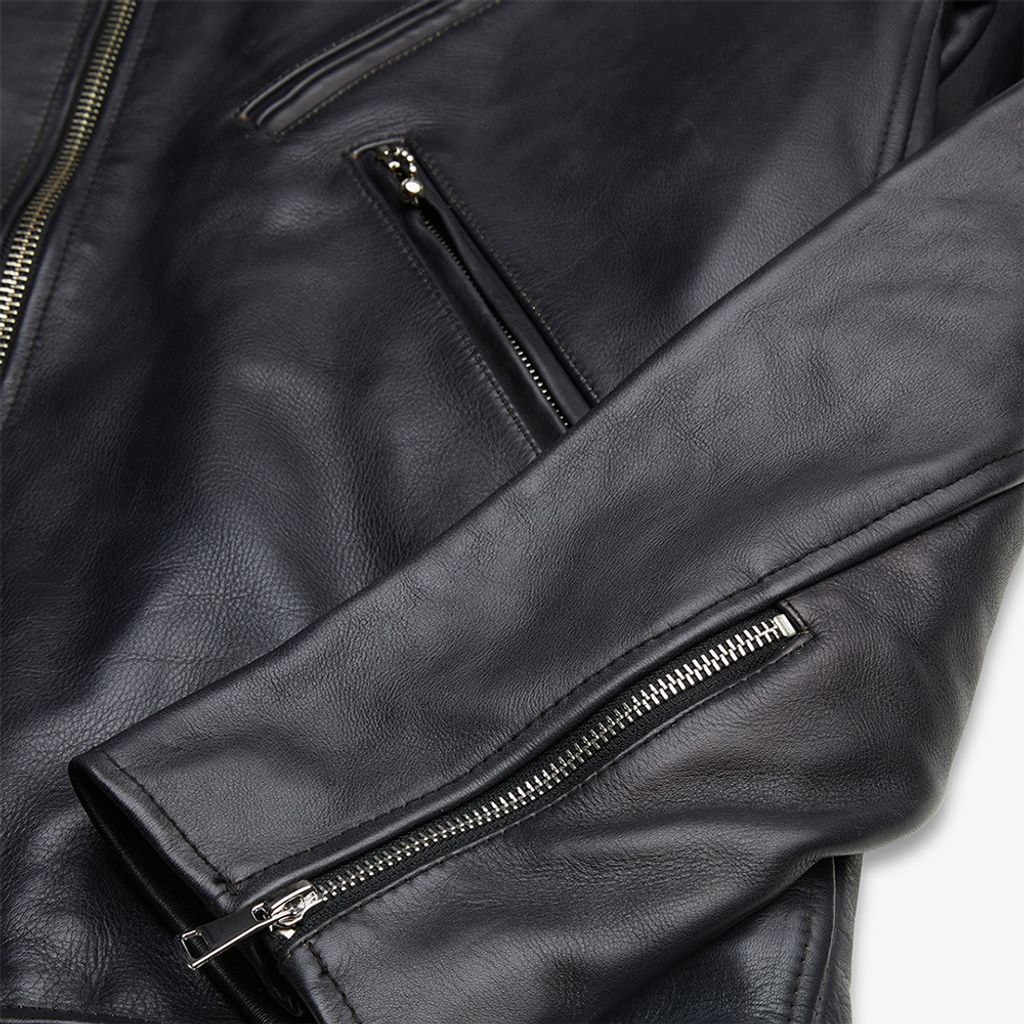 DMF236105.Blizzard Leather Jacket.Black.5