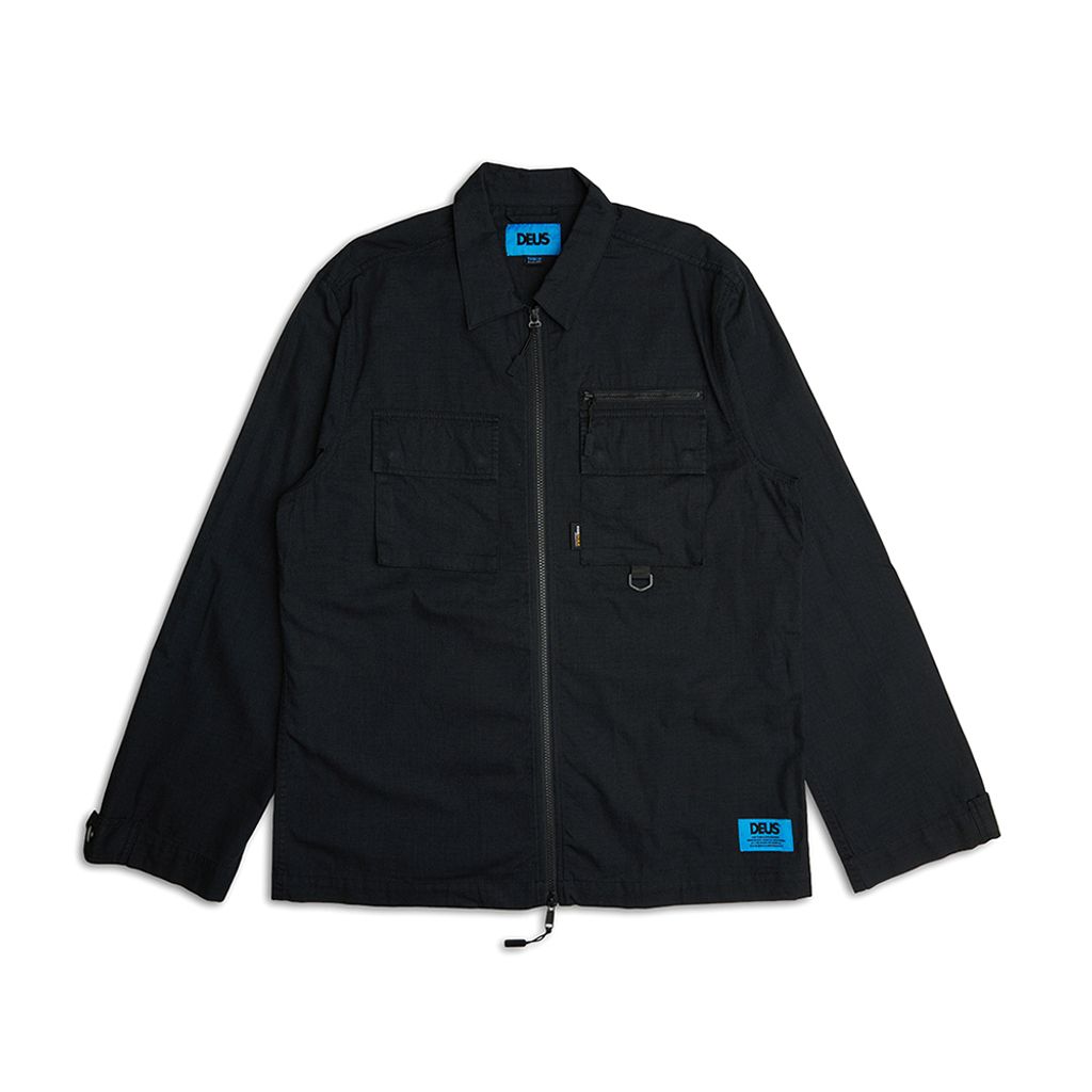 DMP245317.Onshore Zip Shirt.Black.4