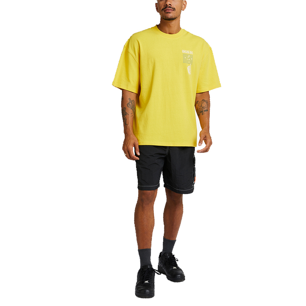 DMS231191A.Primitive Learning Tee.Cyber Yellow.1