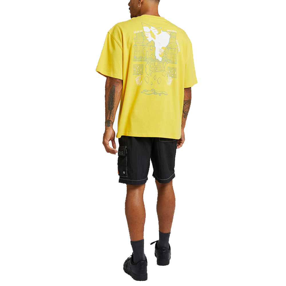 DMS231191A.Primitive Learning Tee.Cyber Yellow.3