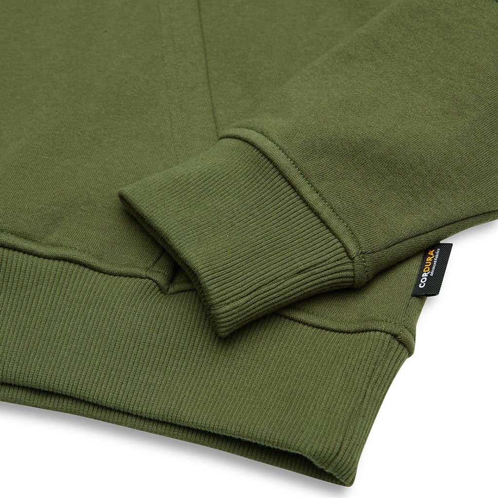 DMF248603.Beams Cordura Hoodie.Pine.4