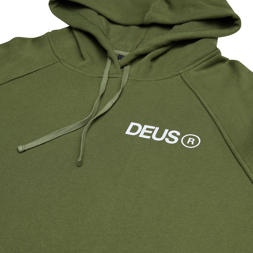 DMF248603.Beams Cordura Hoodie.Pine.3