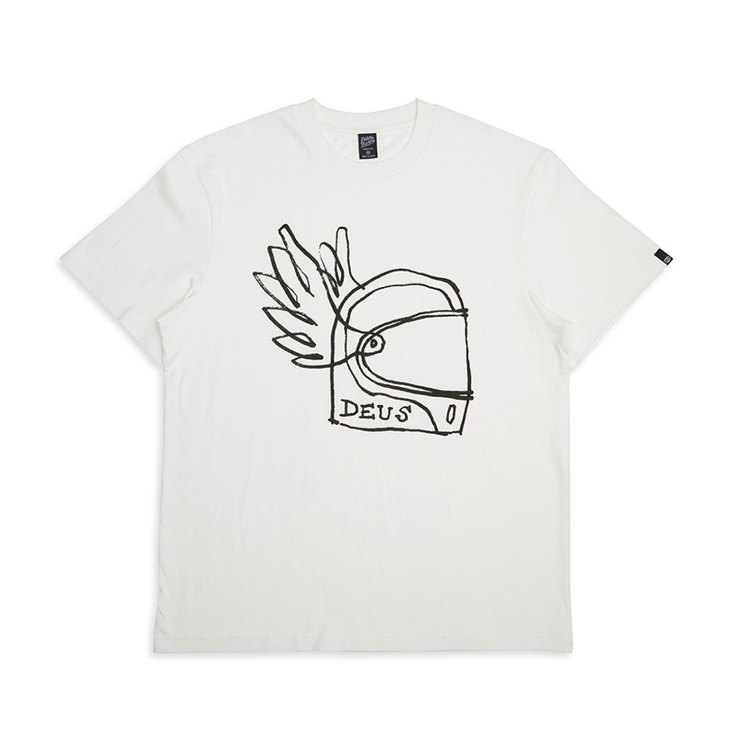 DMF241747F.Helmet Tee.Vintage White.1