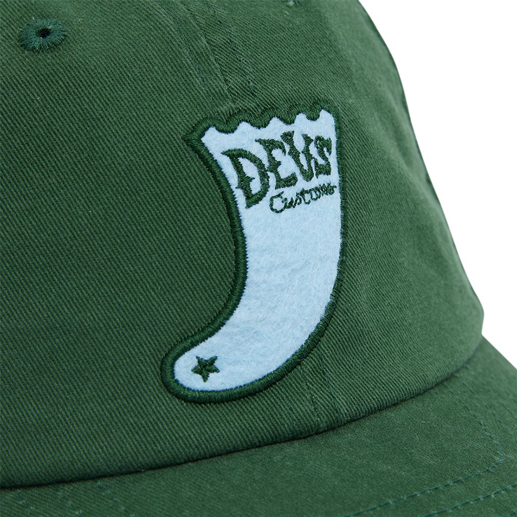 DMF247774.Single Fin Dad Cap.Hillside Green