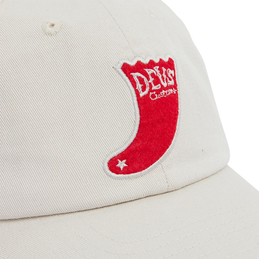 DMF247774.Single Fin Dad Cap.White