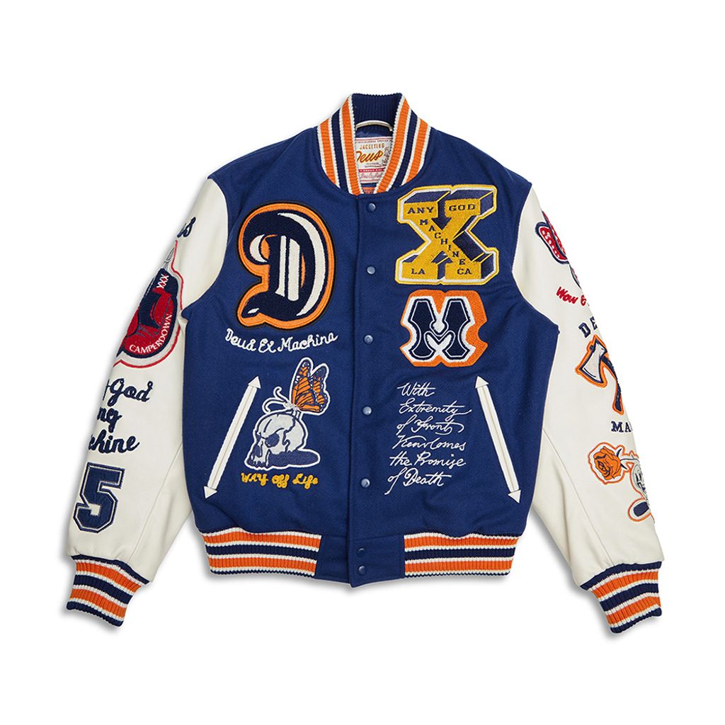 DMF246535.Amanita Varsity Jacket.Patriot Blue.1