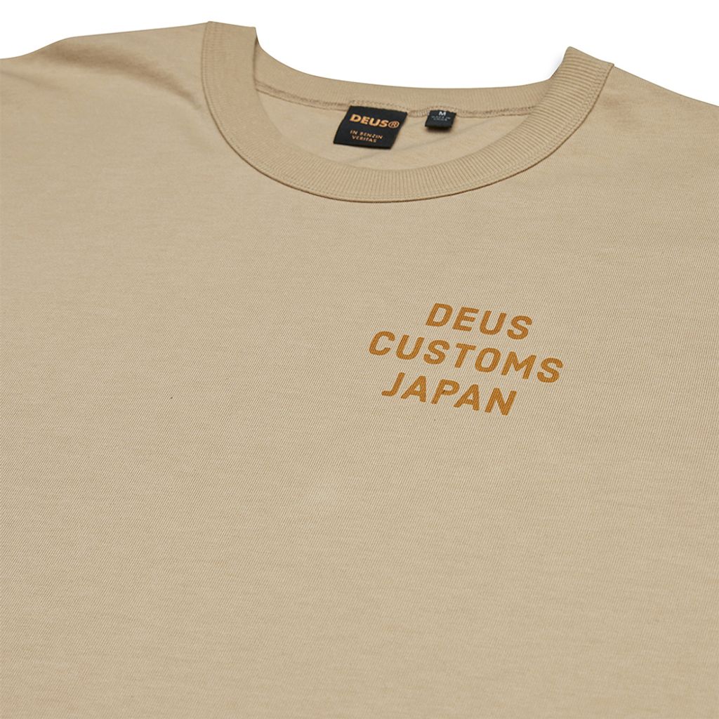 DMF241600A.Slicks Cordura Tee.Safari