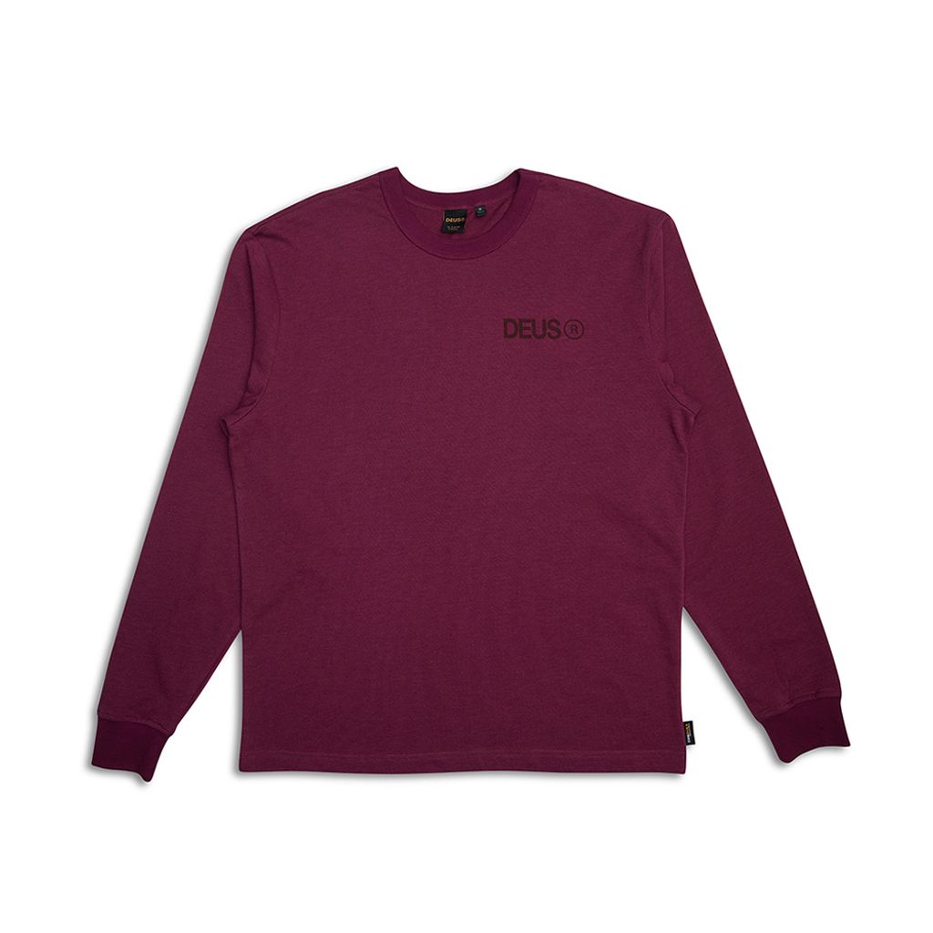 DMF241601B.Beams Ls Cordura Tee.Rhodo.1