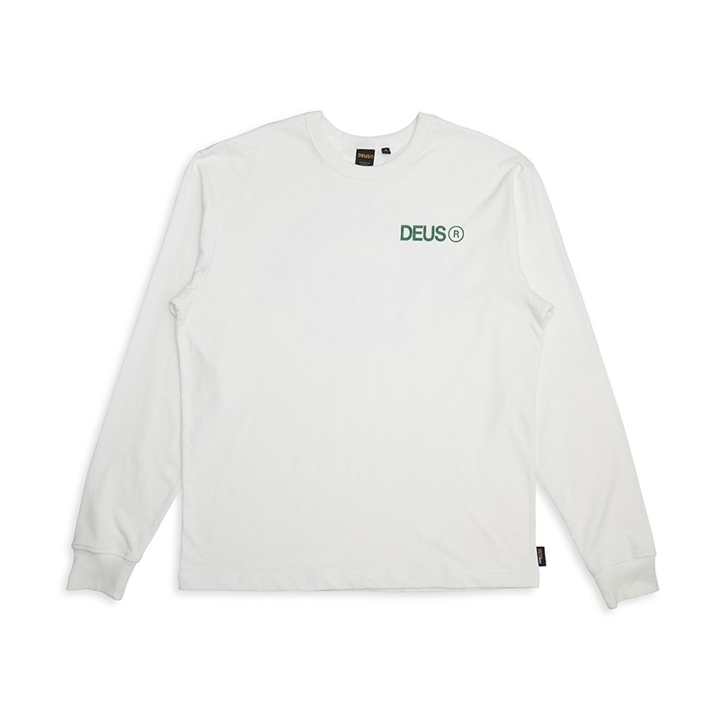 DMF241601B.Beams Ls Cordura Tee.Vintage White.1