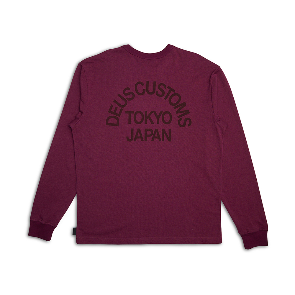 DMF241601B.Beams Ls Cordura Tee.Rhodo.2