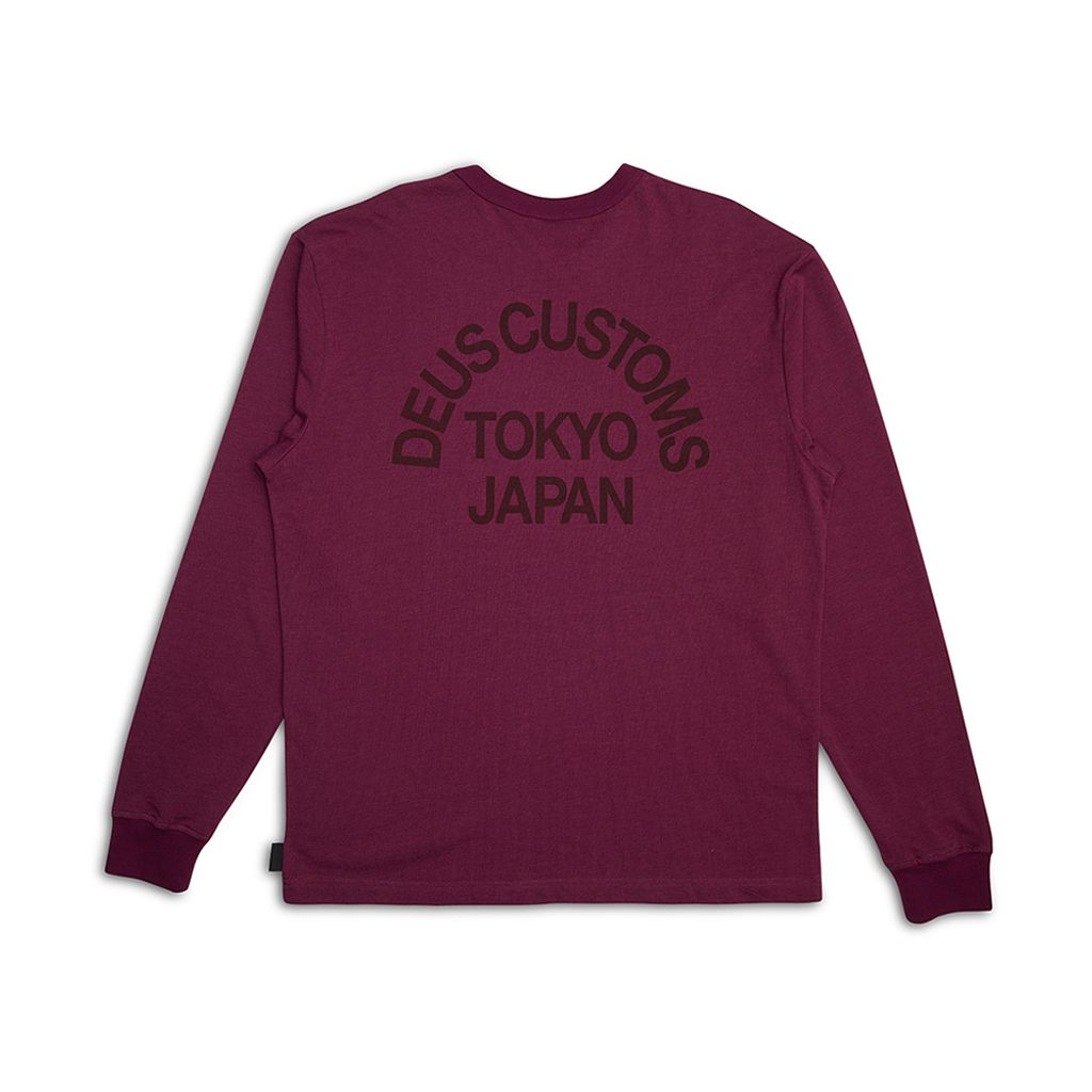 DMF241601B.Beams Ls Cordura Tee.Rhodo.2