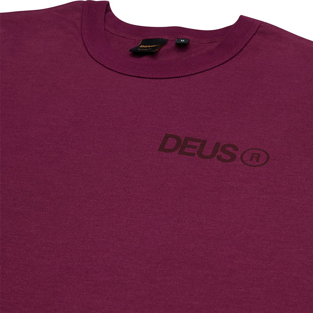 DMF241601B.Beams Ls Cordura Tee.Rhodo