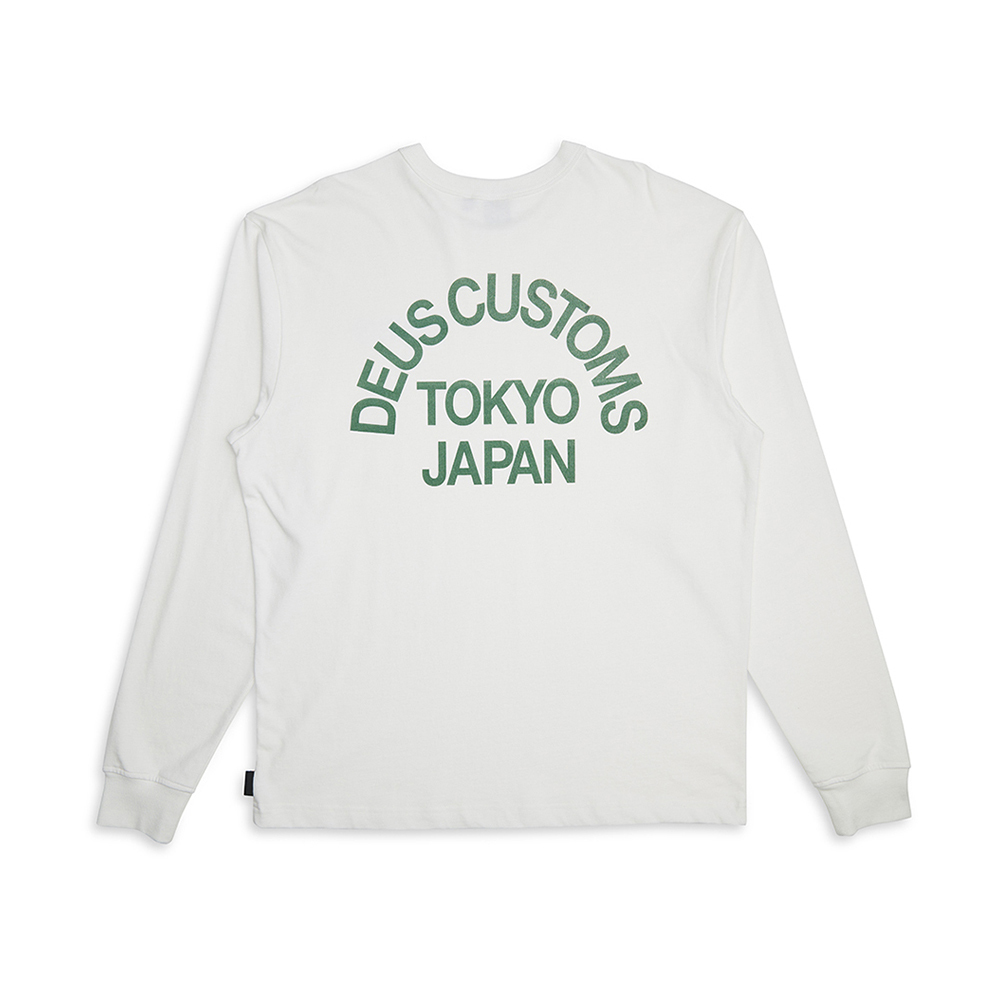 DMF241601B.Beams Ls Cordura Tee.Vintage White.2