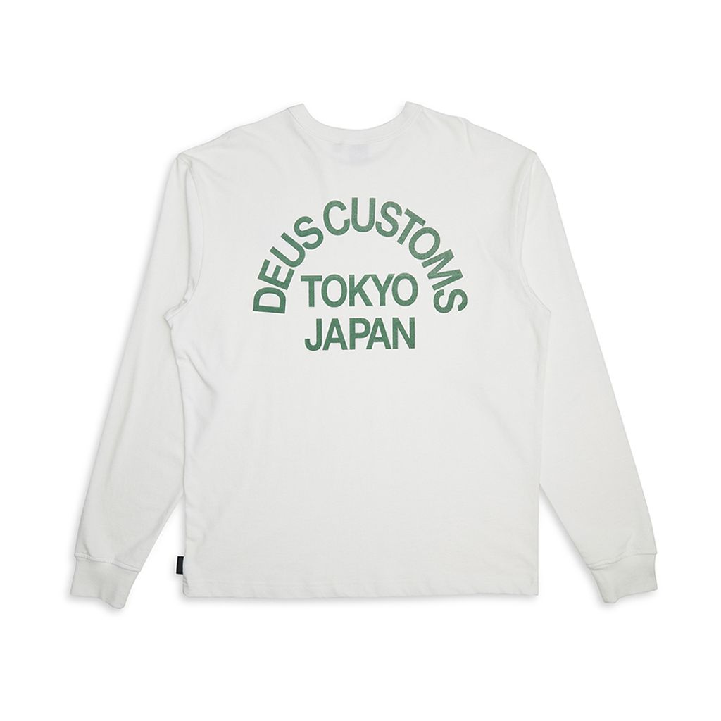 DMF241601B.Beams Ls Cordura Tee.Vintage White.2