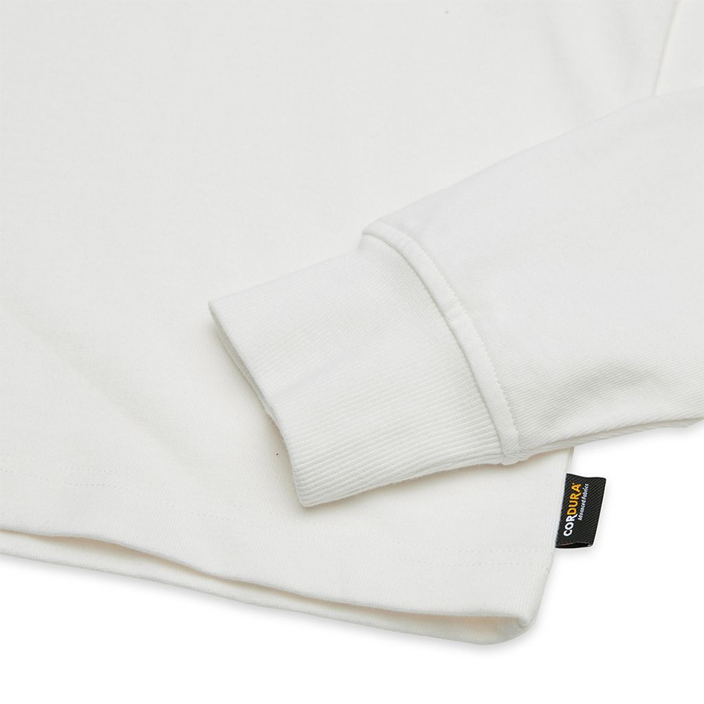 DMF241601B.Beams Ls Cordura Tee.Vintage White.4