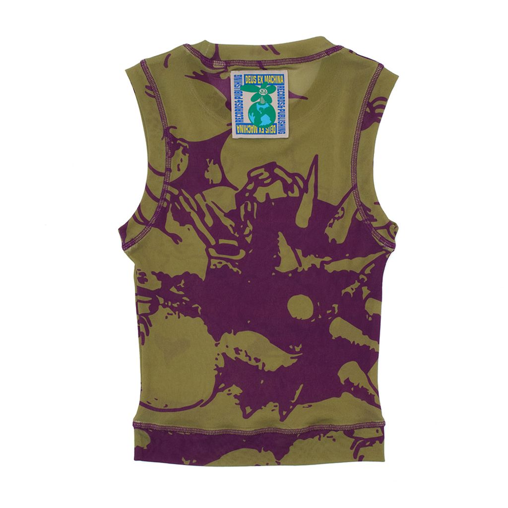 DLP251145-Kindness Mesh Tank-Moss-02