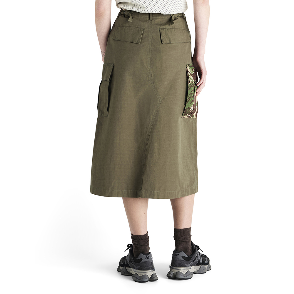 DLP259147-Arts & Crafts Skirt-Burnt Olive-2