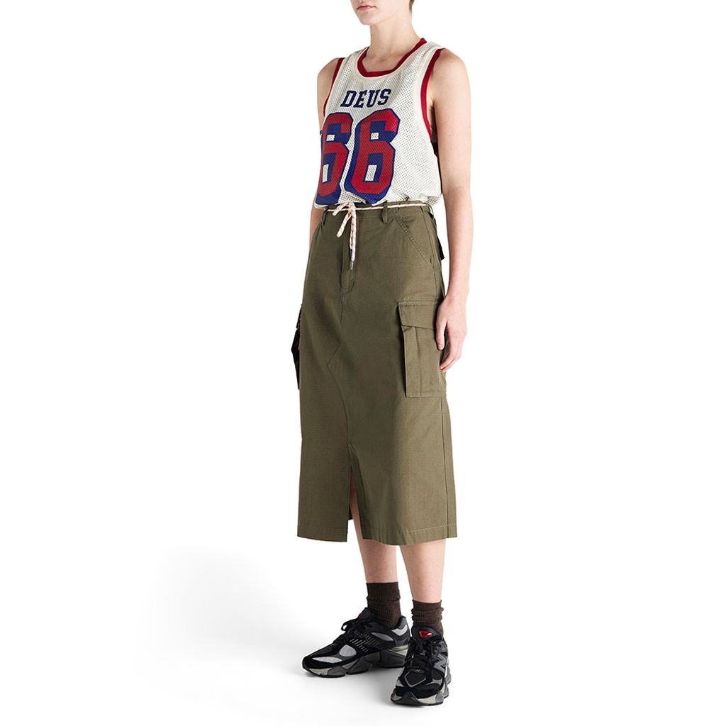 DLP259147-Arts & Crafts Skirt-Burnt Olive-5