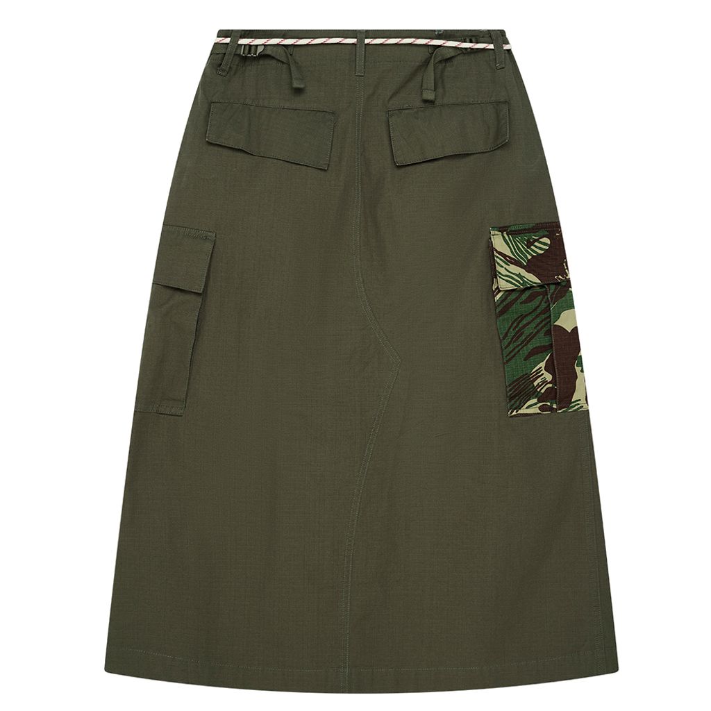 DLP259147-Arts & Crafts Skirt-Burnt Olive-9
