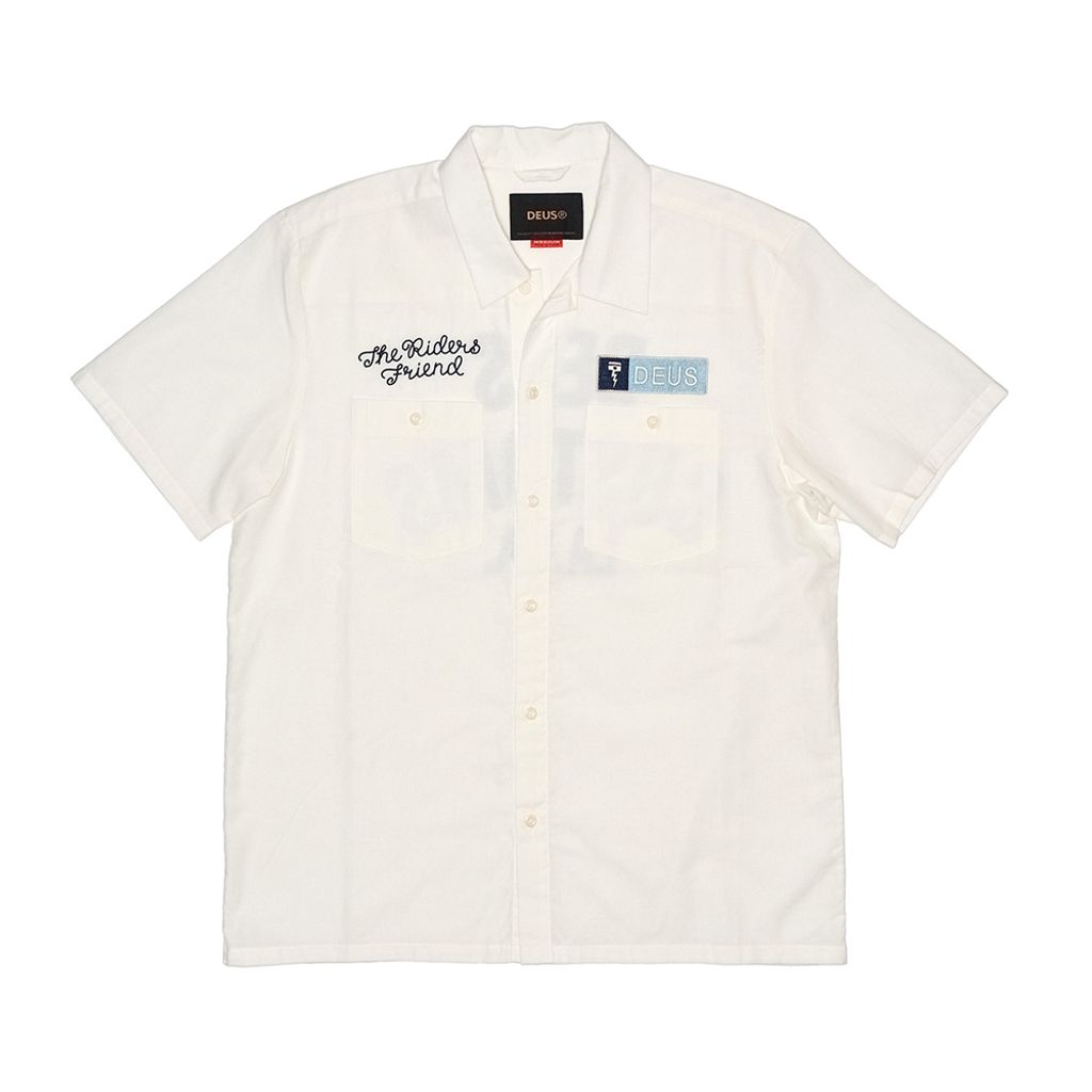 DMP255066-Forecourt Shirt-Vintage White-01