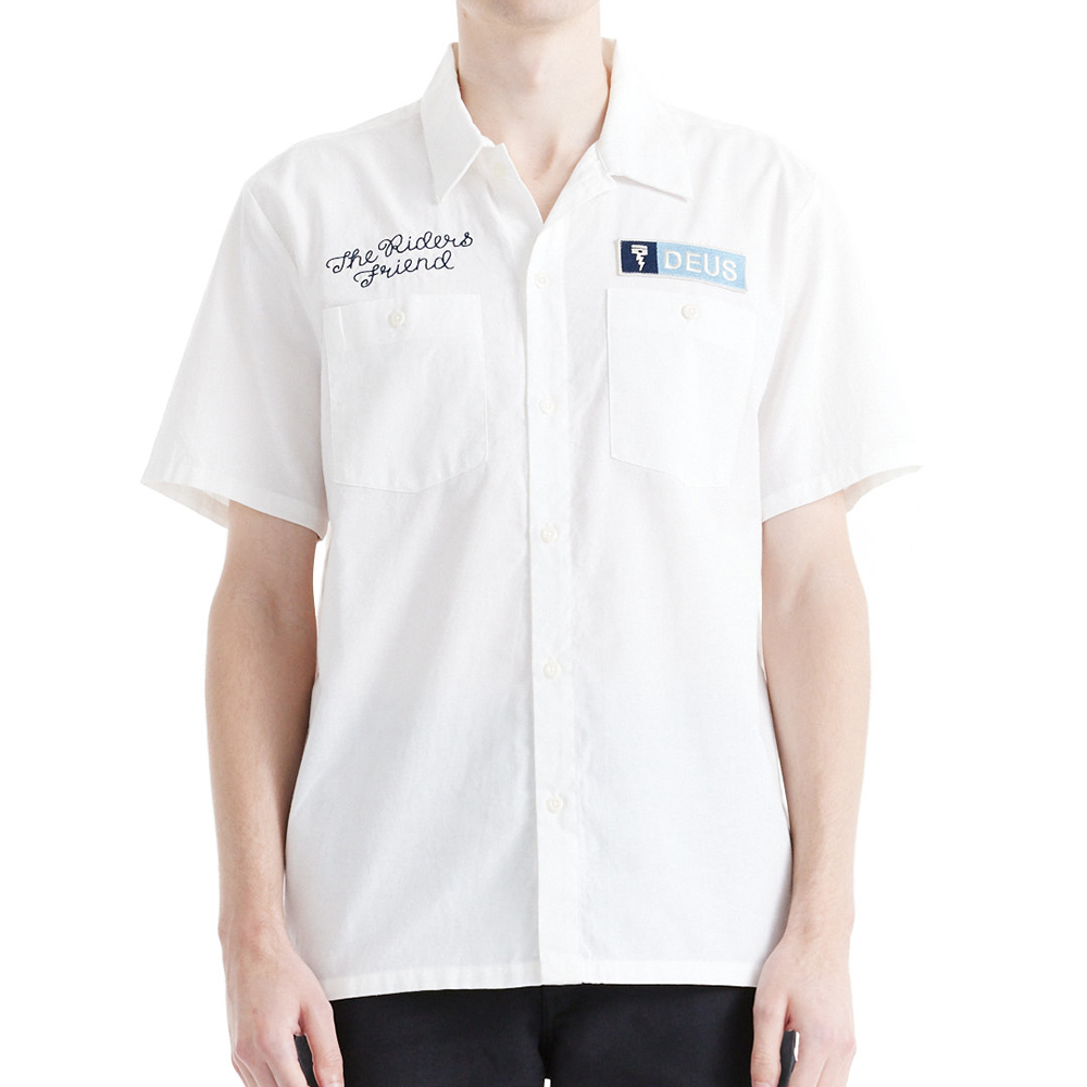 DMP255066-Forecourt Shirt-Vintage White-4