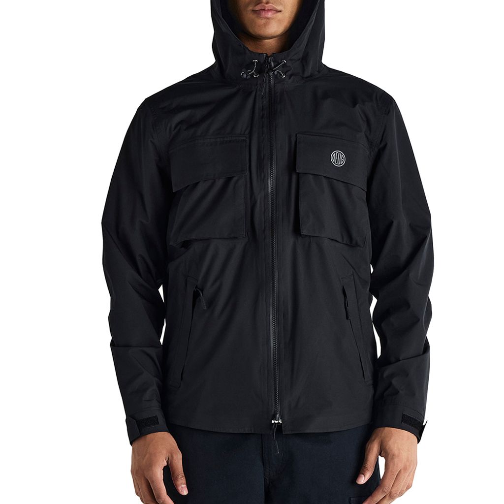DMP256158-Noel Waterproof Jacket-Black-1a
