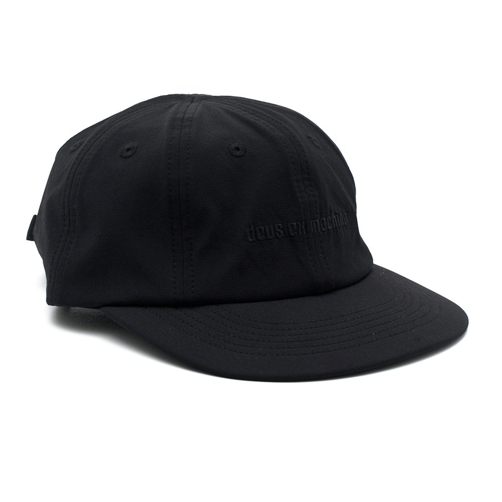 DMP257135-Late Night 8 Panel Cap-Black-01 (2)